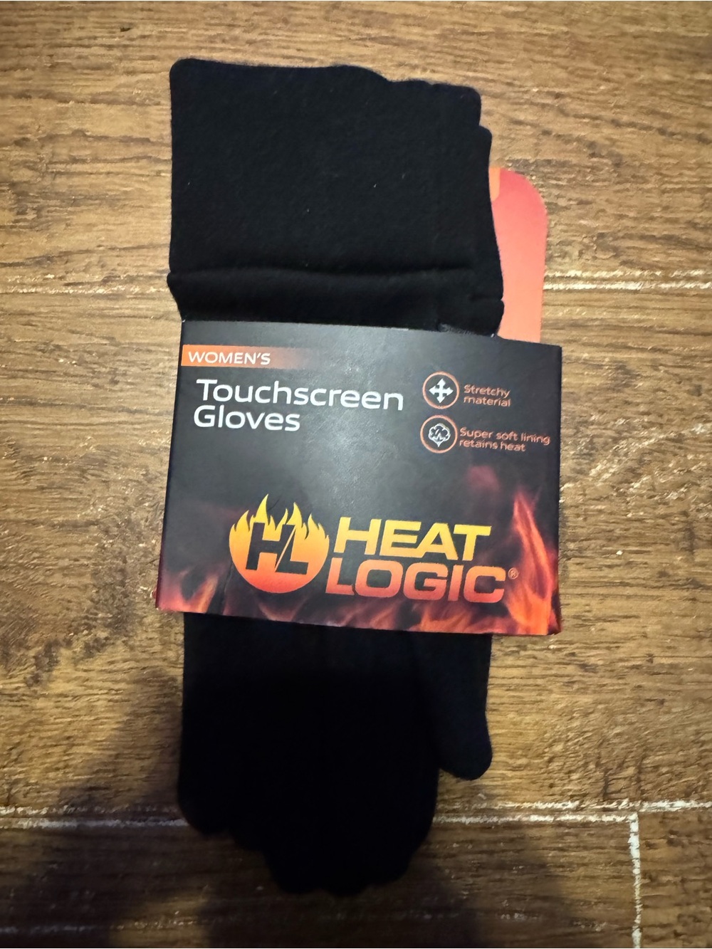 Women’s heat logic, touchscreen gloves new in package